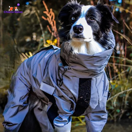manteau pour chien col transformable en capuche