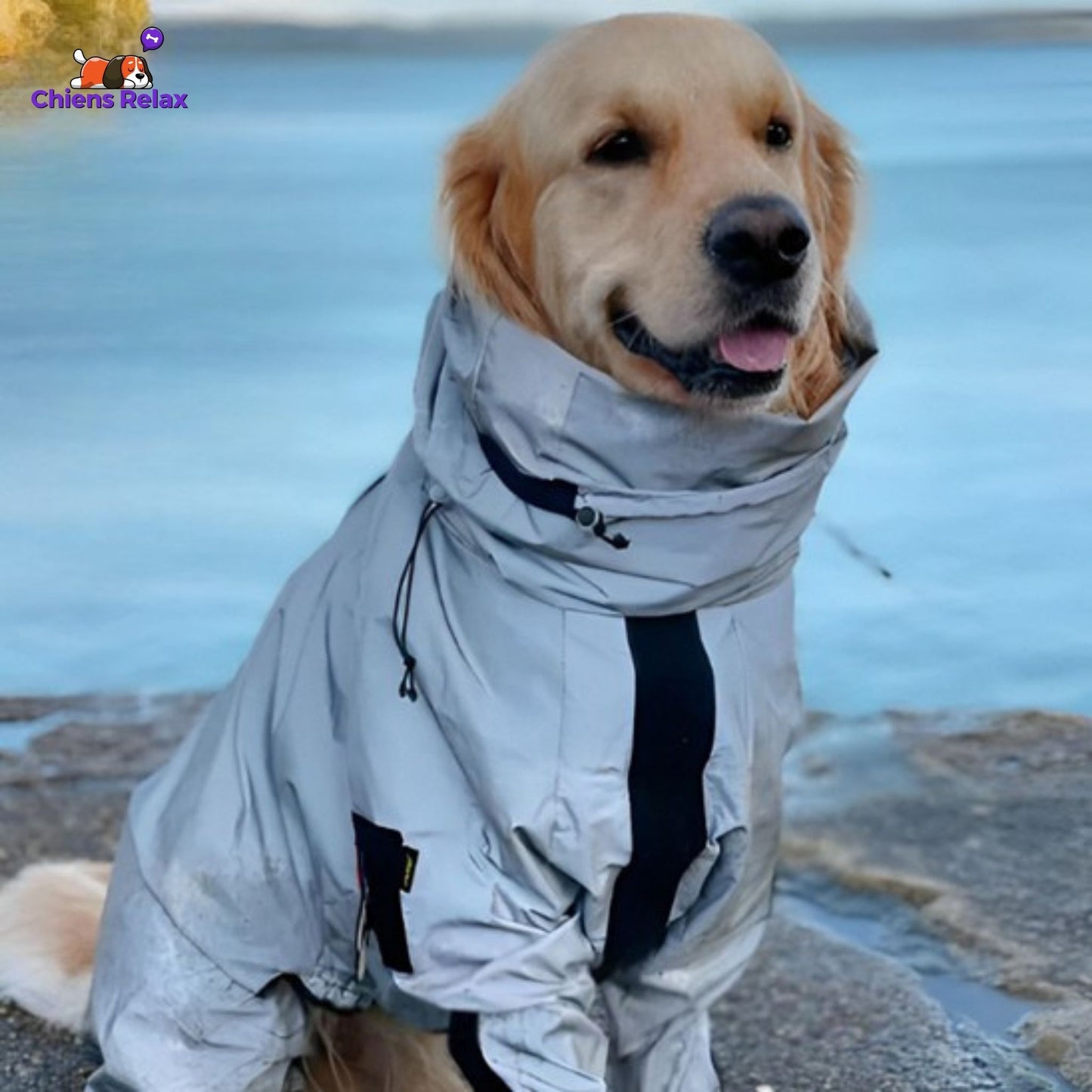 manteau pour chien protege du vent de la poussiere des eclaboussures